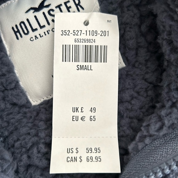 Hollister Cropped Teddy Jacket - Picture 4 of 4